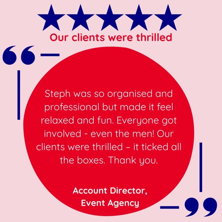 Testimonial event agency director