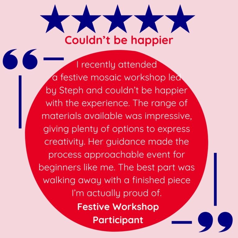 Testimonial festive workshop