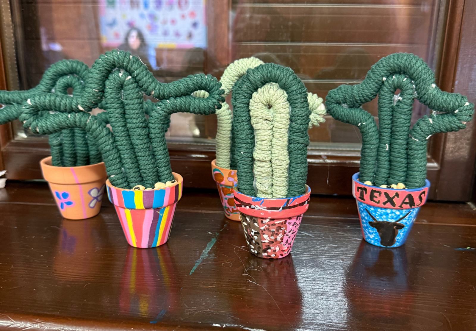 Additional needs workshops - macrame cactus