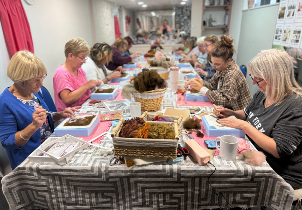 needle felting workshop